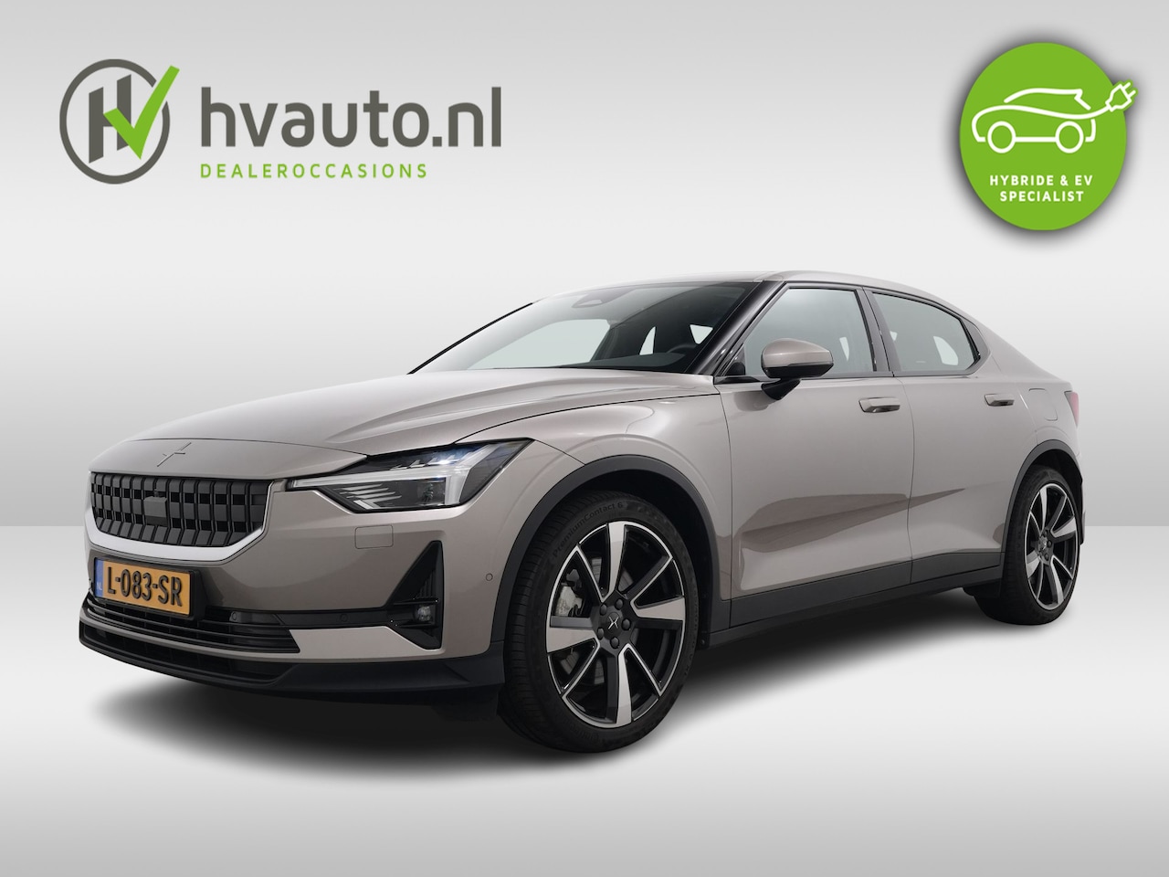Polestar 2 - LONG RANGE DUAL MOTOR 408PK PILOT PLUS 90,82% SOH | Panoramadak | Harman Kardon | 360 came - AutoWereld.nl