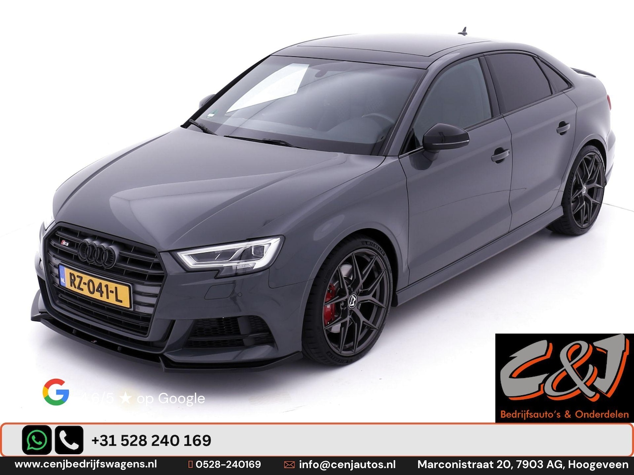 Audi A3 Limousine - 2.0 TFSI S3 quattro Pro Line Plus RS stoelen l Keyless l B&O l LED l Carplay l Camera l Pa - AutoWereld.nl