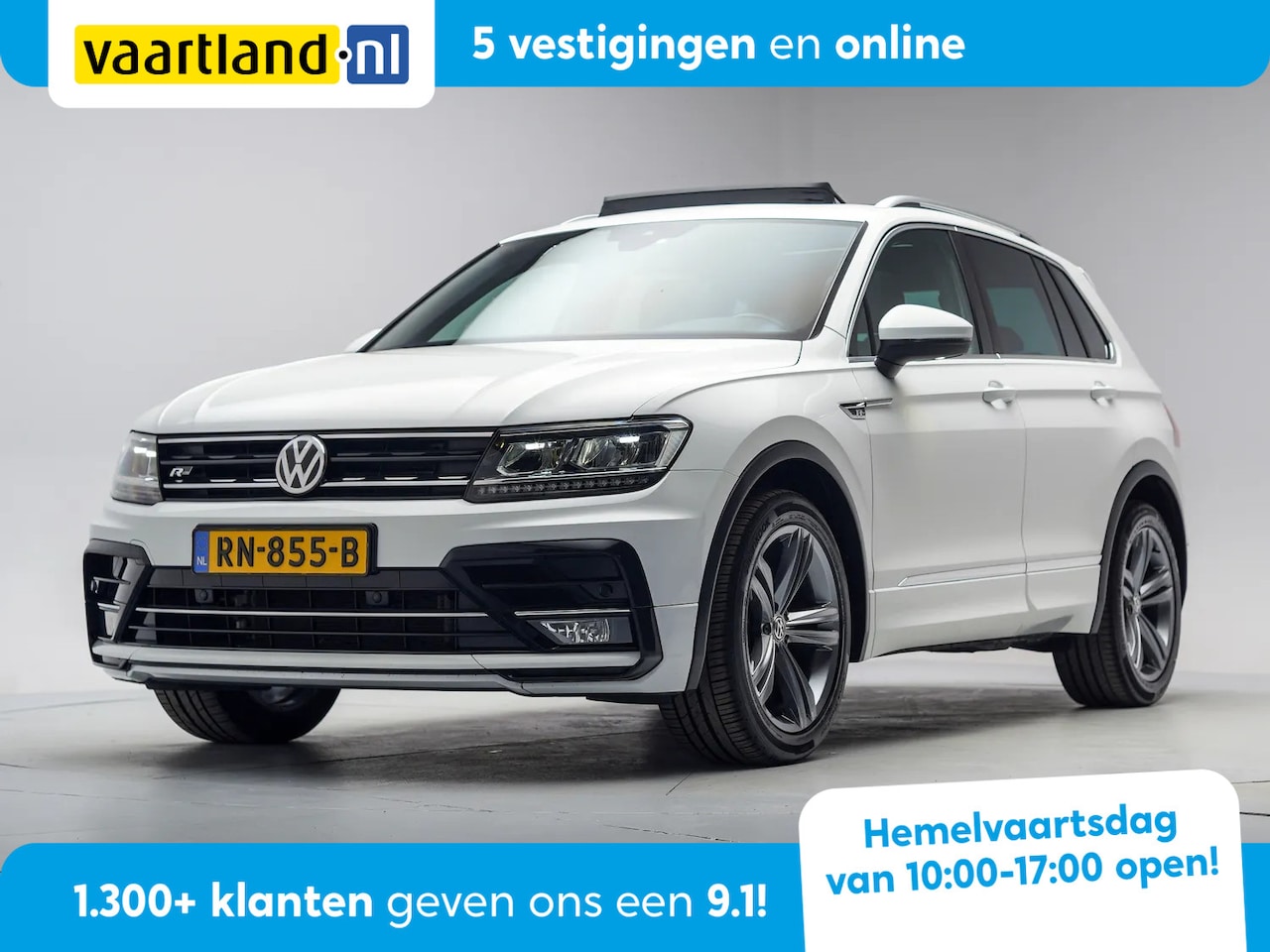 Volkswagen Tiguan - 1.4TSI R-Line Aut. [ Panoramadak Ergo-Stoelen Virtual Adapt.cruise ] - AutoWereld.nl