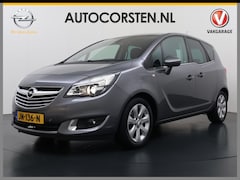 Opel Meriva - 1.4T 120pk Leer Trekhaak Navi Ecc Stoel+Stuurverwarming AGR-Ergo Comfort Stoelen Cruise Co