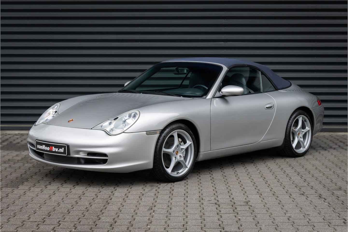 Porsche 911 Cabrio - 3.6 Carrera 4 Donkerblauw leder - AutoWereld.nl