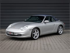 Porsche 911 Cabrio - 3.6 Carrera 4 Donkerblauw leder