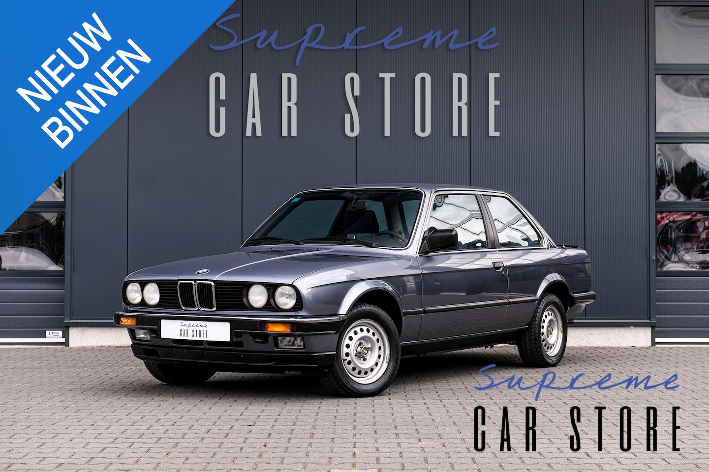 BMW 3-serie Coupé - E30 323i VVFL | Type 1 | Baltic-Blau | Roestvrij | 1e eigenaar - AutoWereld.nl