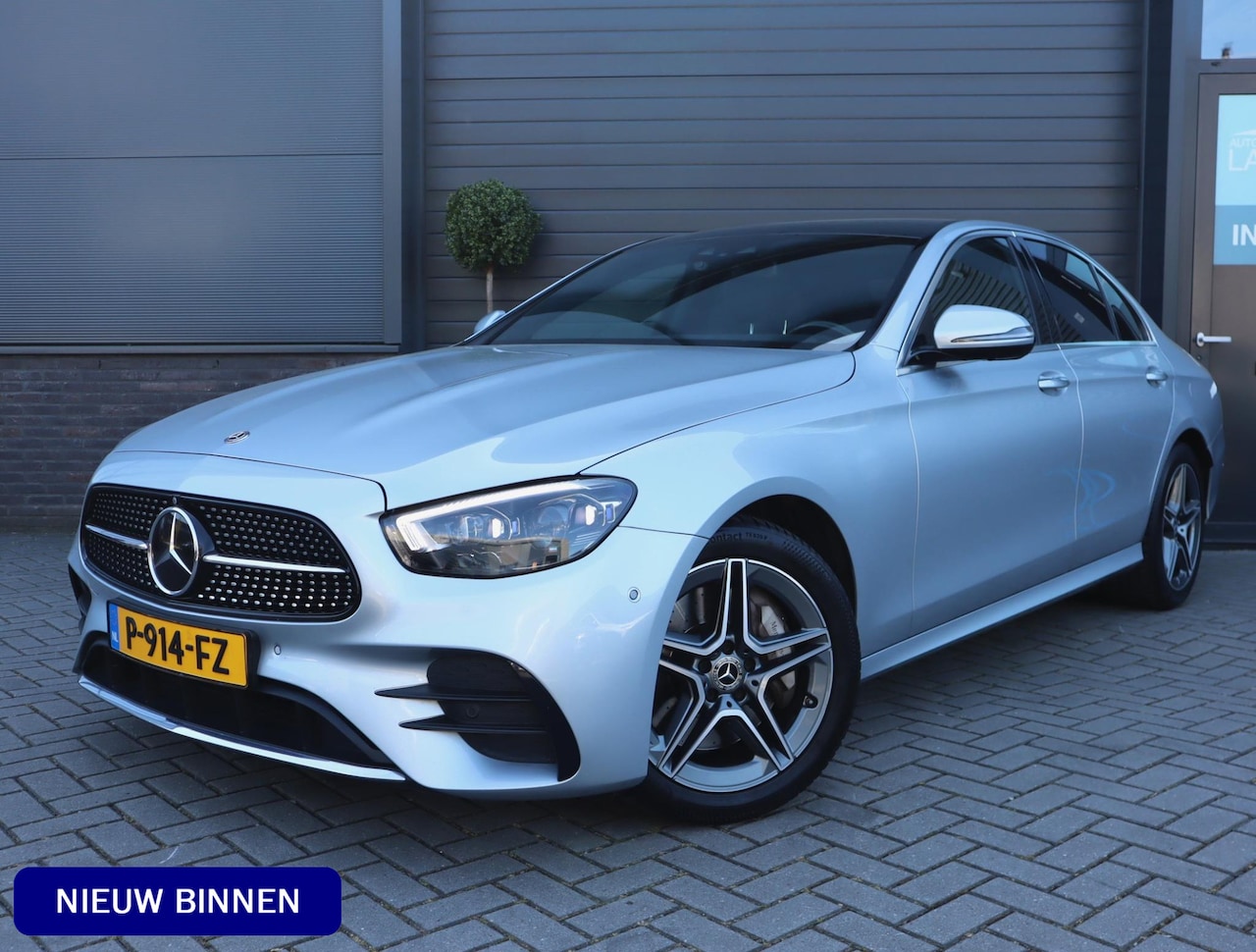 Mercedes-Benz E-klasse - 300 de AMG Line | Panoramadak | Leer | Burmester | 360 | Apple Carplay/Android Auto - AutoWereld.nl