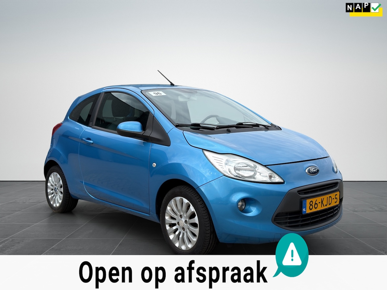 Ford Ka - 1.2 Titanium X Airco|Lichtmetaal|Netjes Onderhouden - AutoWereld.nl