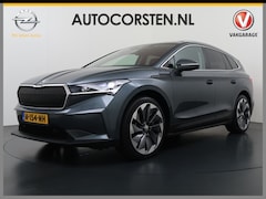 Skoda Enyaq iV - 80 Warmtepomp Soh 94% Trekhaak Leder Adap.Demping Panoramadak Head-Up 360°Camera Navi 3-Zo