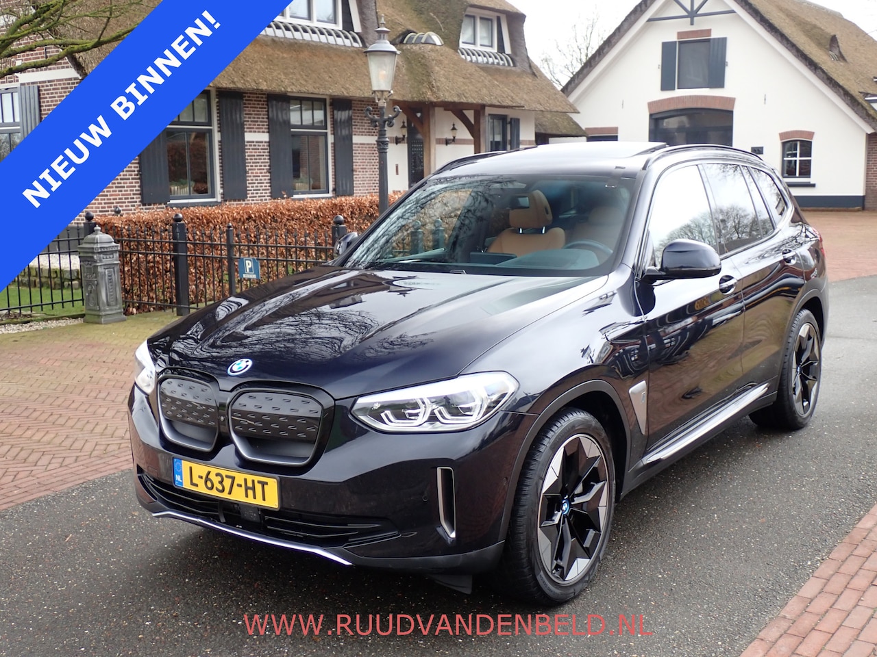 BMW iX3 - High-Exe 80 kWh 94%SOH/ACC/HEADUP/PANODAK/SPORTLEER/ - AutoWereld.nl