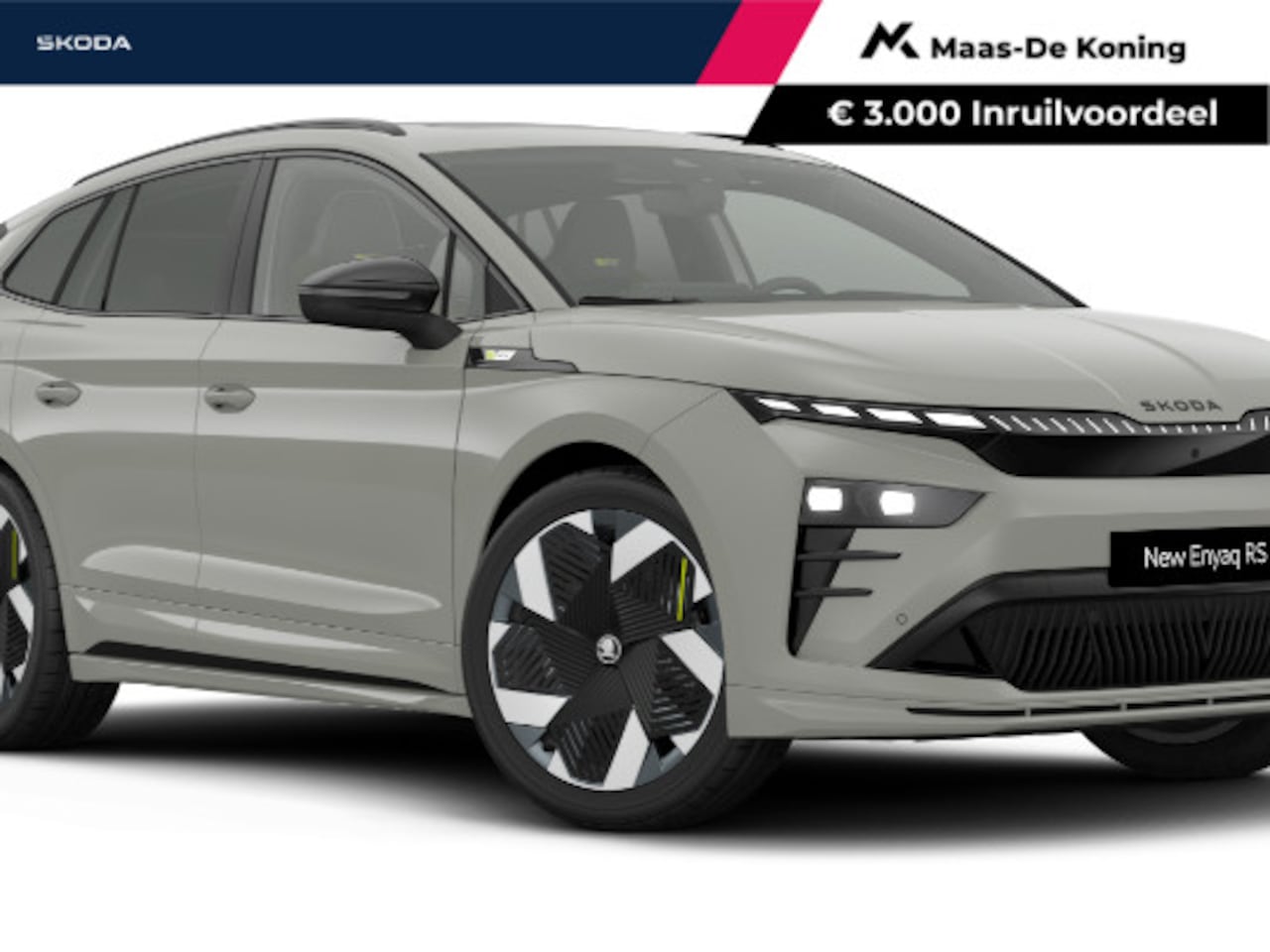 Skoda Enyaq iV - RS Elektromotor 250 kW / 340 PK SUV Elektrische 21'' vision velgen | Panoramisch schuif/ka - AutoWereld.nl