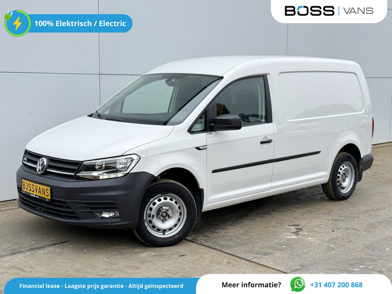 Volkswagen Caddy Maxi - e-Caddy 113PK L2H1 Elektrisch Caddy ABT Maxi 37,3kWh 159km WLTP Trekhaak Airco Stoelverwar - AutoWereld.nl