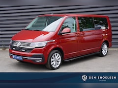 Volkswagen Transporter - 204pk Automaat L2H1 Bulli Dubbele cabine LED Trekhaak Digitaal Dashboard Leder Navigatie A