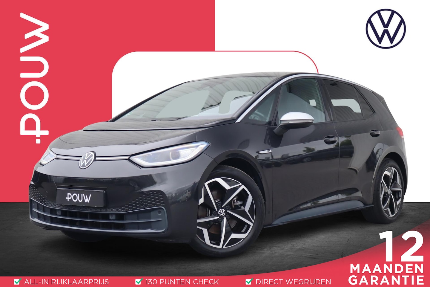 Volkswagen ID.3 - 204pk First Plus 58 kWh | SoH 93% | Matrix LED | Adaptive Cruise - AutoWereld.nl