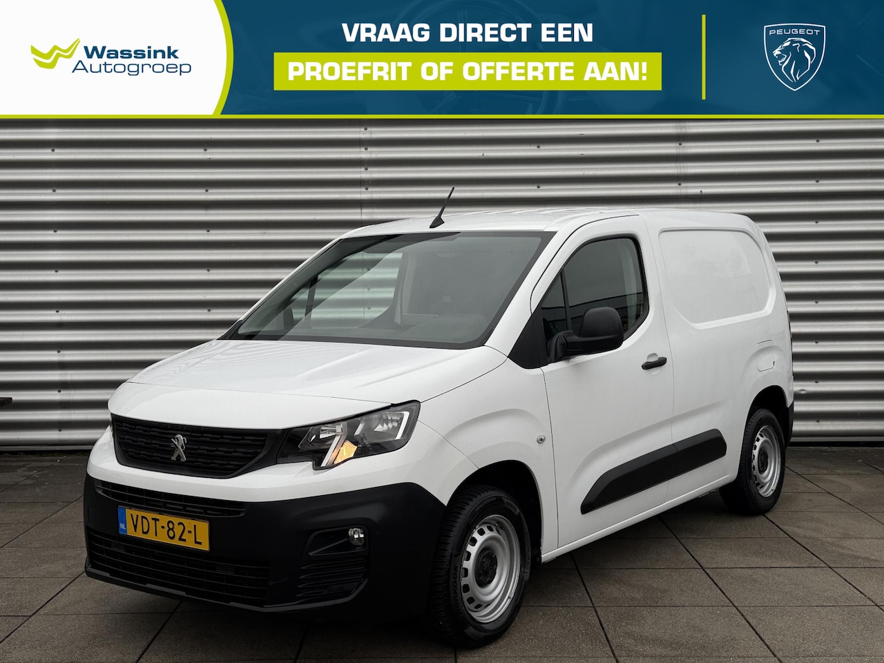 Peugeot Partner - 1.5 BlueHDI Premium | 3 Zits | Navigatie | Parkeersensoren | Cruise Control | BPM Vrij | L - AutoWereld.nl