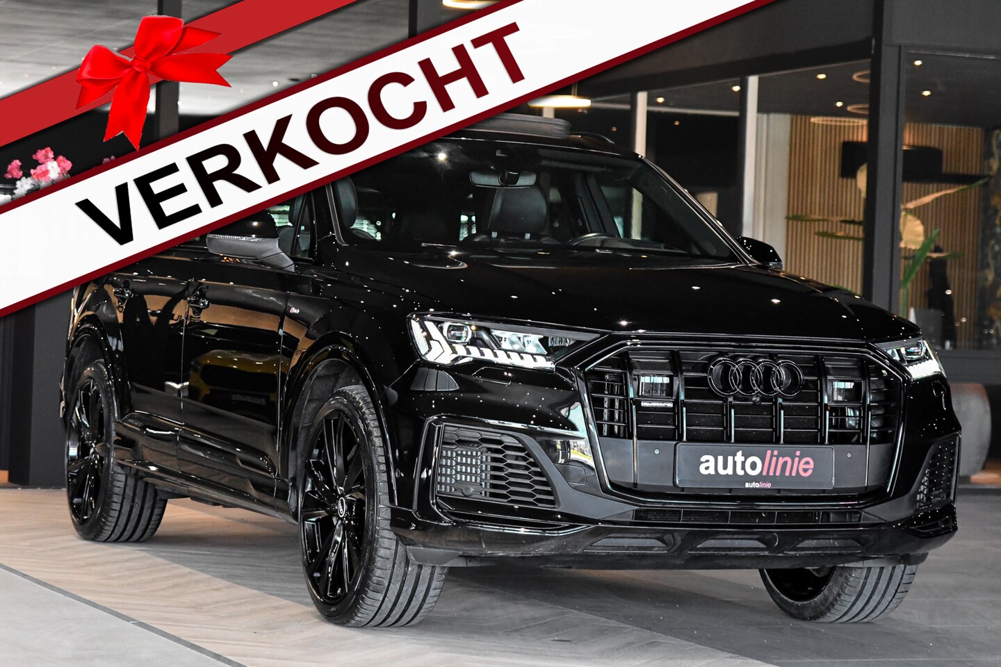 Audi Q7 - 55 TFSI e quattro 3x S-Line. Pano, ACC, HUD, Memory, Leder, B&O, Stuurvw, Keyless, Camera, - AutoWereld.nl