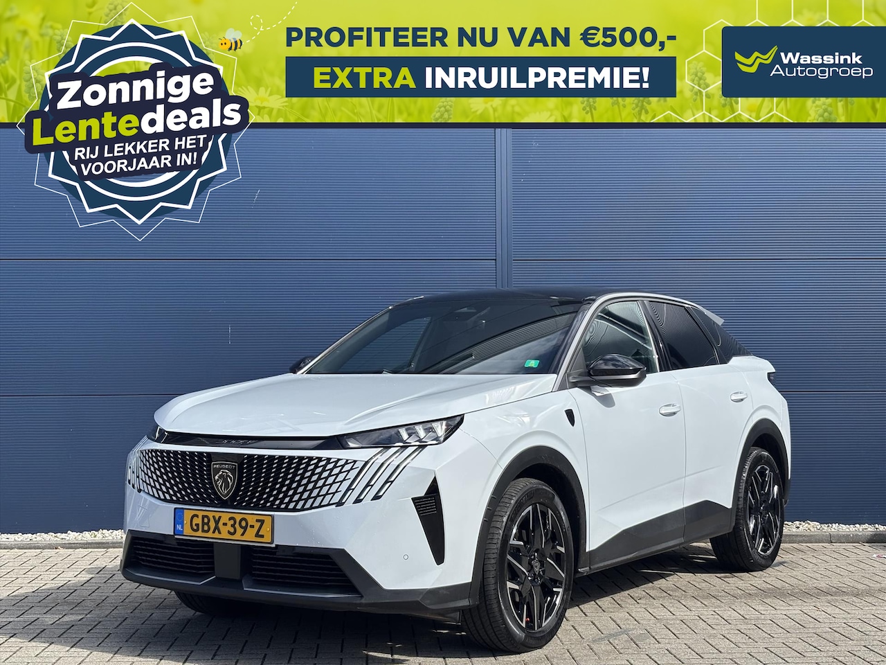 Peugeot 3008 - 1.2 HYBRID 145pk e-DCS6 GT I LENTESALE | Stoel/Stuurverwarming I Carplay I Navigatie I Ele - AutoWereld.nl