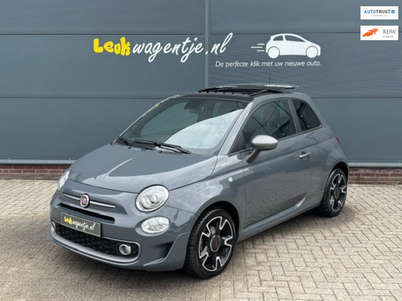 Fiat 500 - 1.0 Hybrid Sport *schuifdak *climate *carplay - AutoWereld.nl