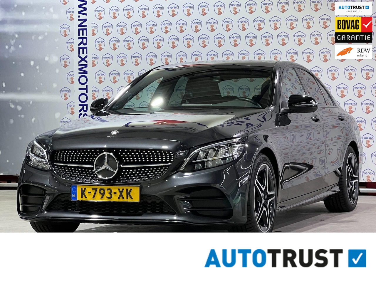 Mercedes-Benz C-klasse - 180 Business Solution AMG UITVERKOOP/PANO/CAMERA/TREKHAAK/APPLE CARPLAY - AutoWereld.nl