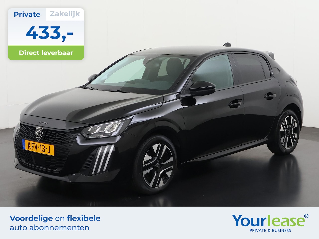 Peugeot 208 - 1.2 Hybrid 110 e-DCS6 Allure | All-in 433,- Private Lease | Direct uit voorraad - AutoWereld.nl