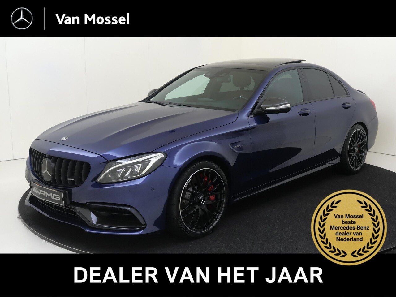 Mercedes-Benz C-klasse - AMG 63 S Panoramadak / Memory Seats / Head-Up / 360 Camera / Nappa Leder / Nightpakket / - AutoWereld.nl