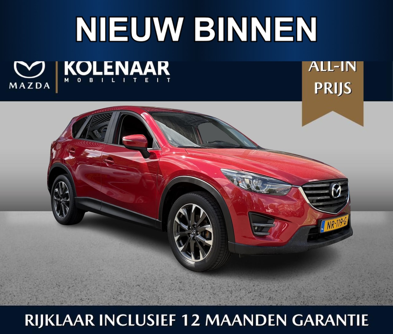 Mazda CX-5 - 2.0 SkyActiv-G 165 GT-M Keyless|Trekhaak|Memory|Cruise Control|Achteruitrijcamera - AutoWereld.nl