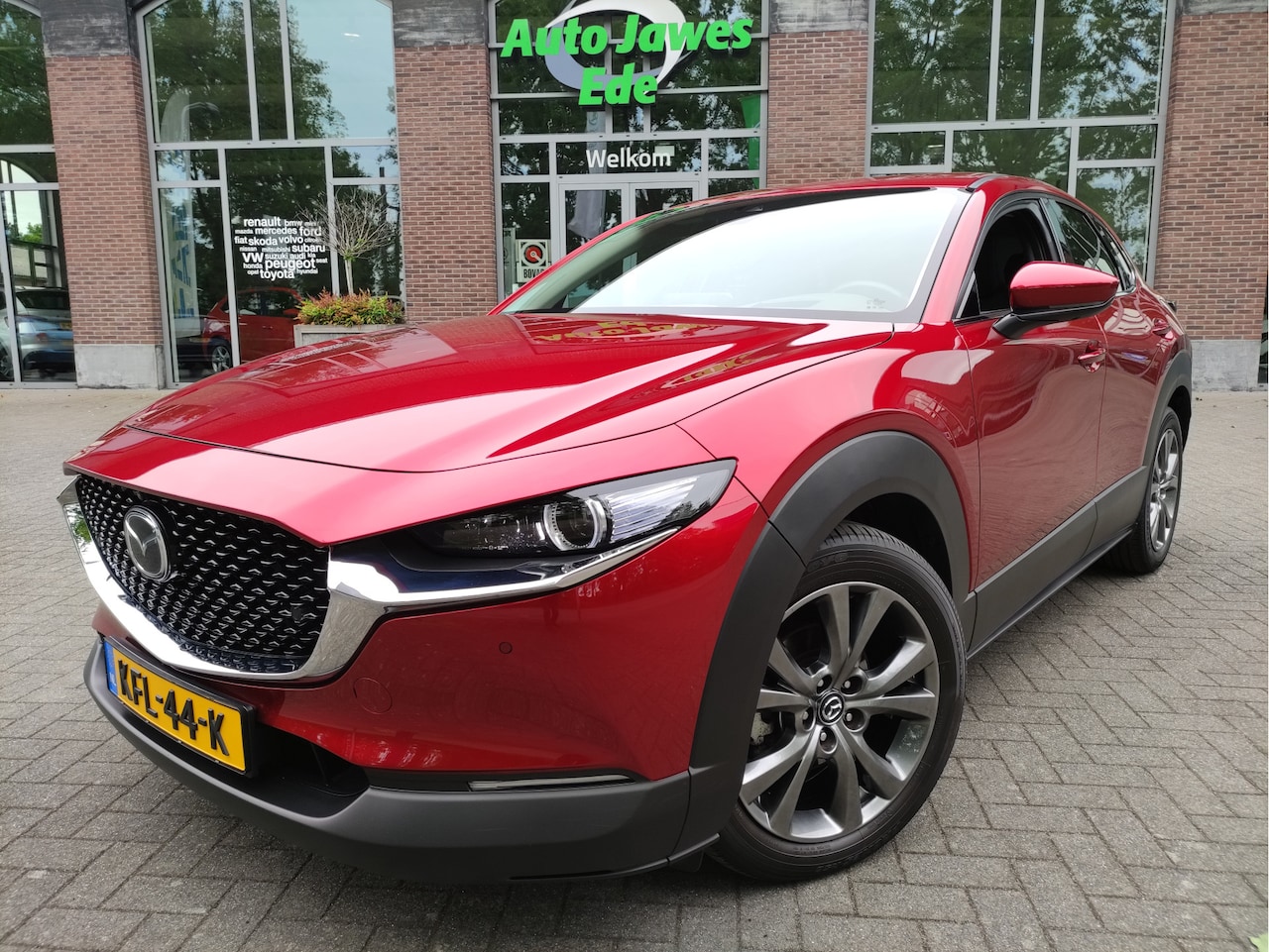 Mazda CX-30 - 2.0 e-SkyActiv-X M Hybrid Luxury Afn.trekhaak - Leder - Head-up display - Adaptive Cr.cont - AutoWereld.nl