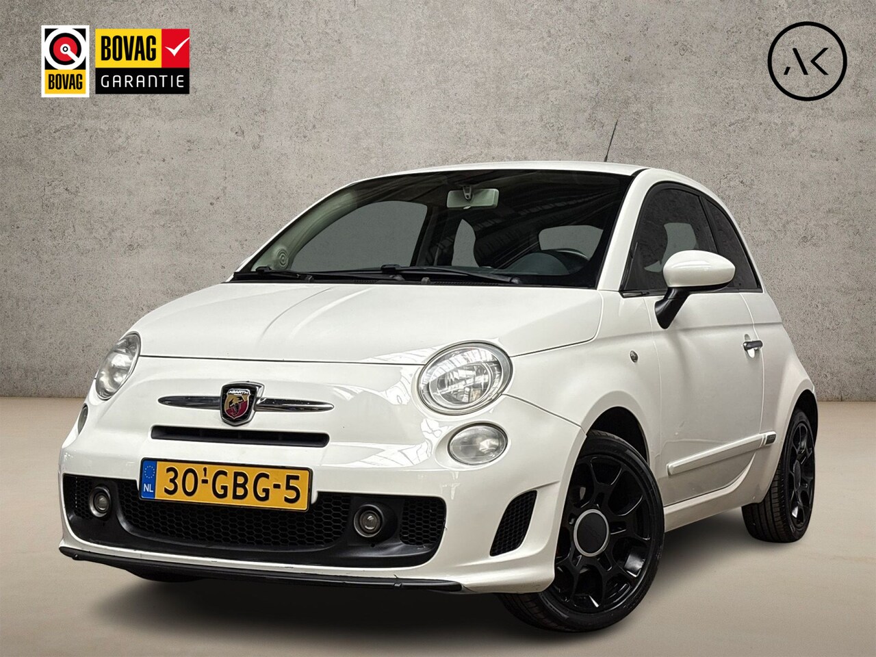 Fiat 500 Abarth - 1.4 Sport (CLIMATE, 4 CILINDER, LEDER, LM VELGEN, SPORTSTOELEN, ELEK RAMEN, NIEUWE APK, NI - AutoWereld.nl