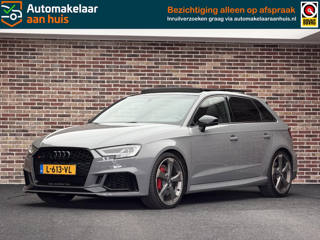 Audi RS3 - 2.5TFSI RS3 quattro DAK LEDER B&O CAMERA CARPLAY - AutoWereld.nl