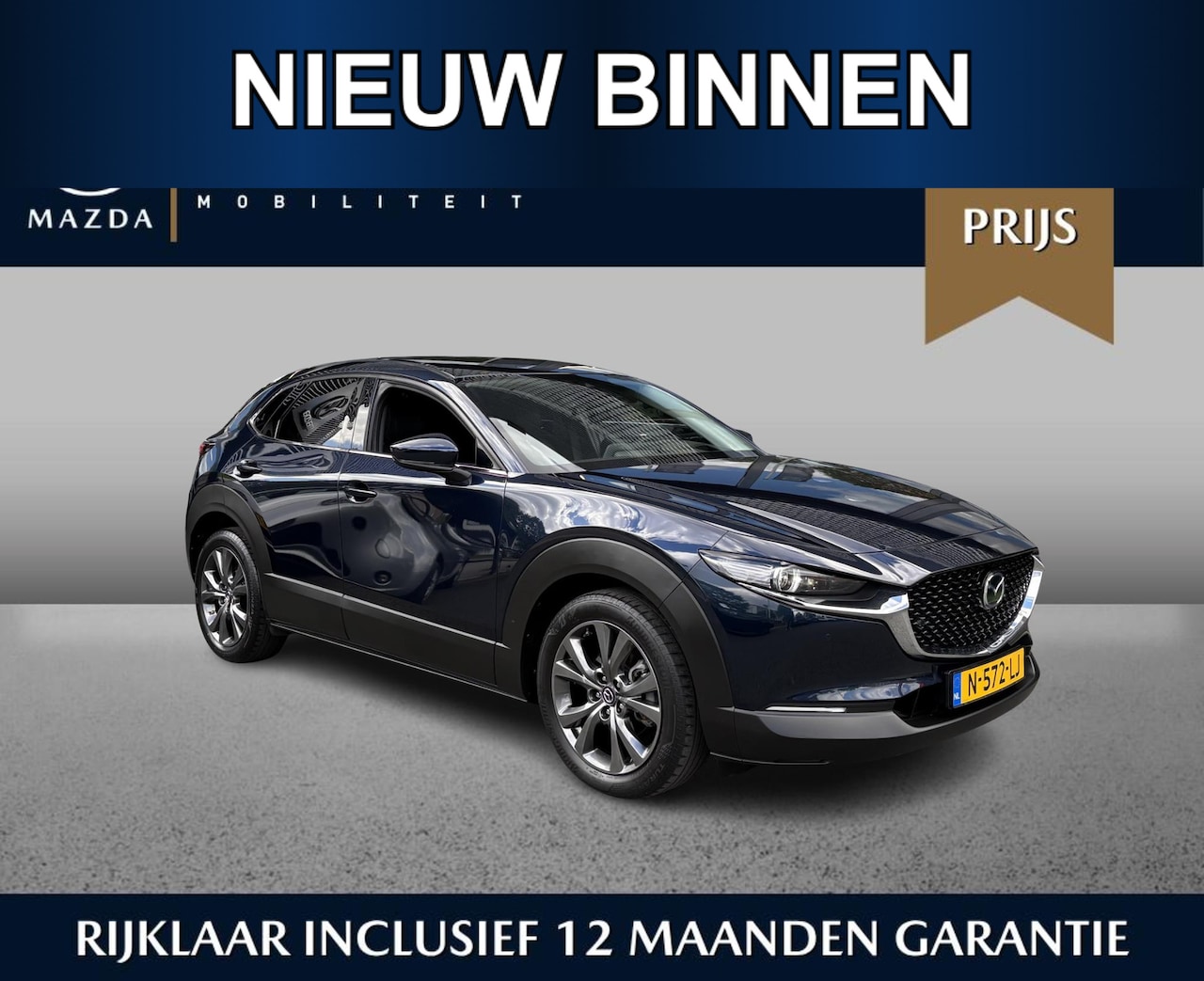 Mazda CX-30 - 2.0 e-SkyActiv-X M Hybrid Luxury Dealeronderhouden|Carplay|ACC|HUD|BOSE|Memory - AutoWereld.nl