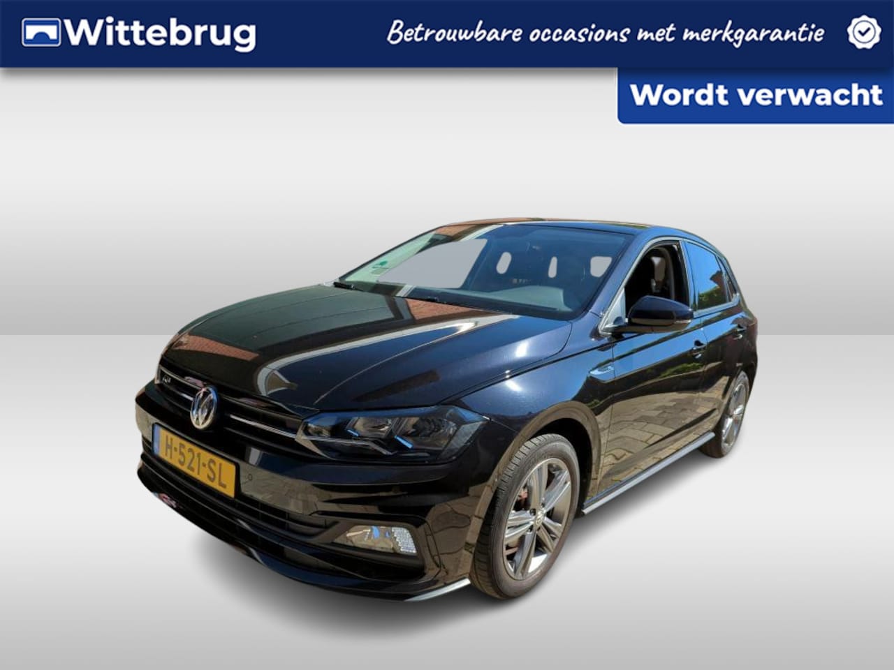 Volkswagen Polo - 1.0 TSI R-Line / CRUISE/ CLIMATE/ DIGITAL DASH/ NAVI/ PARK. SENSOREN/ PRIVACY GLASS/ 16" L - AutoWereld.nl