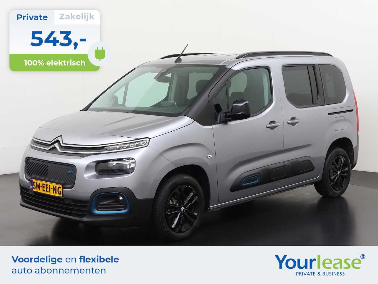 Citroën ë-Berlingo - Shine 50kWh 7-persoons | All-in 543,- Private Lease | Direct uit voorraad - AutoWereld.nl