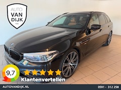 BMW 5-serie Touring - 520d High Executive AUTOMAAT PANO AIRCO NAVI CRUISE BLUE HEAD UP DISPLAY LEER TREKHAAK 20I