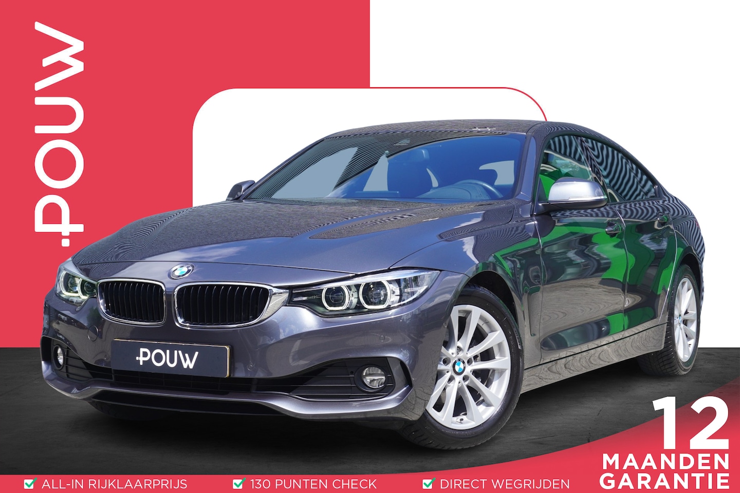 BMW 4-serie Gran Coupé - 420i 184pk High Executive | Navigatie | Stoelverwarming | Achteruitrijcamera - AutoWereld.nl