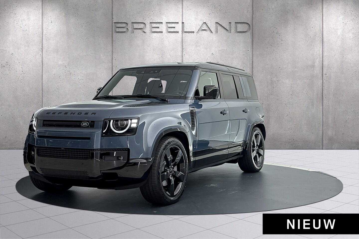 Land Rover Defender 110 - P300e 110 HSE Dynamic Edition | Panoramadak | Elektrische trekhaak | 22" Gloss Black Tasma - AutoWereld.nl