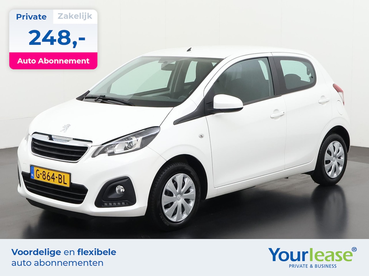 Peugeot 108 - 1.0 e-VTi Active | All-in 248,- Private Lease | Direct uit voorraad - AutoWereld.nl