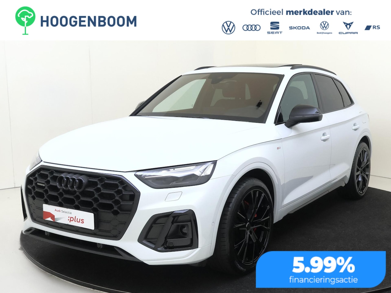 Audi Q5 - 50 TFSI e S edition Competition | Panoramadak | Trekhaak | Bang & Olufsen | Luchtvering | - AutoWereld.nl