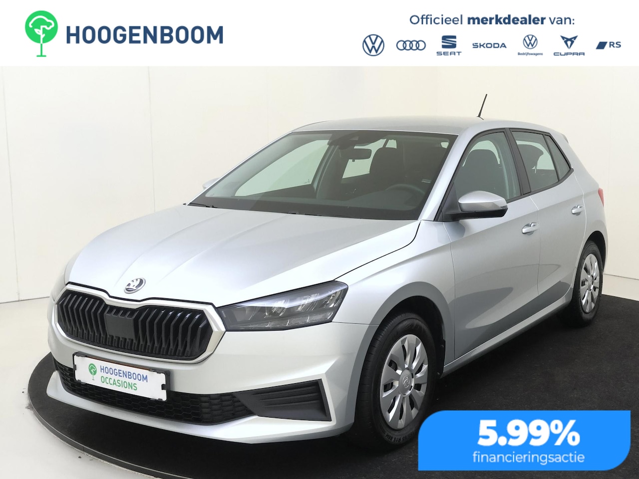 Skoda Fabia - 1.0 TSI Ambition | Navigatie | Cruise control | CarPlay | Airco | Lane- en frontassist | V - AutoWereld.nl