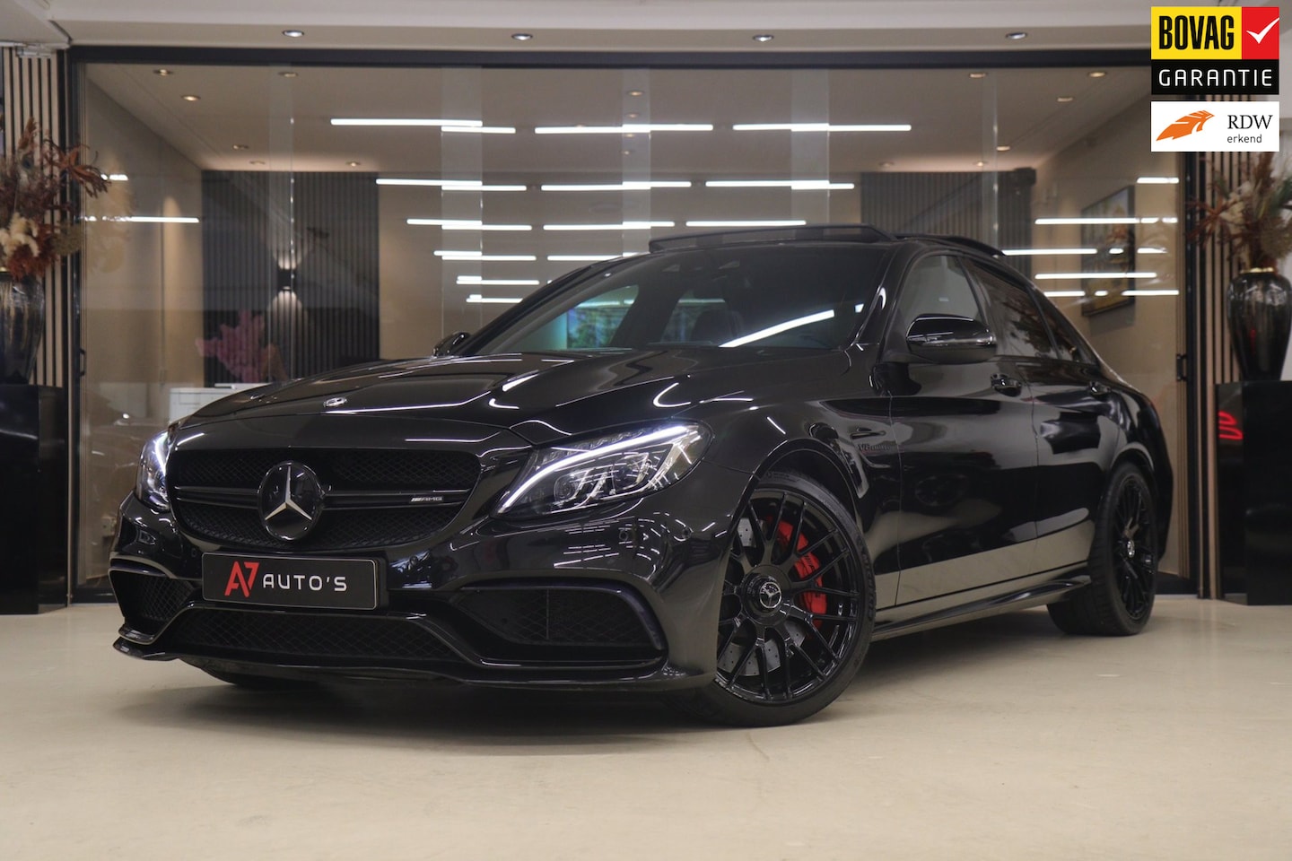 Mercedes-Benz C-klasse - AMG 63 S PANO/BURM/CAM/MEM/STOELVER/VOL - AutoWereld.nl
