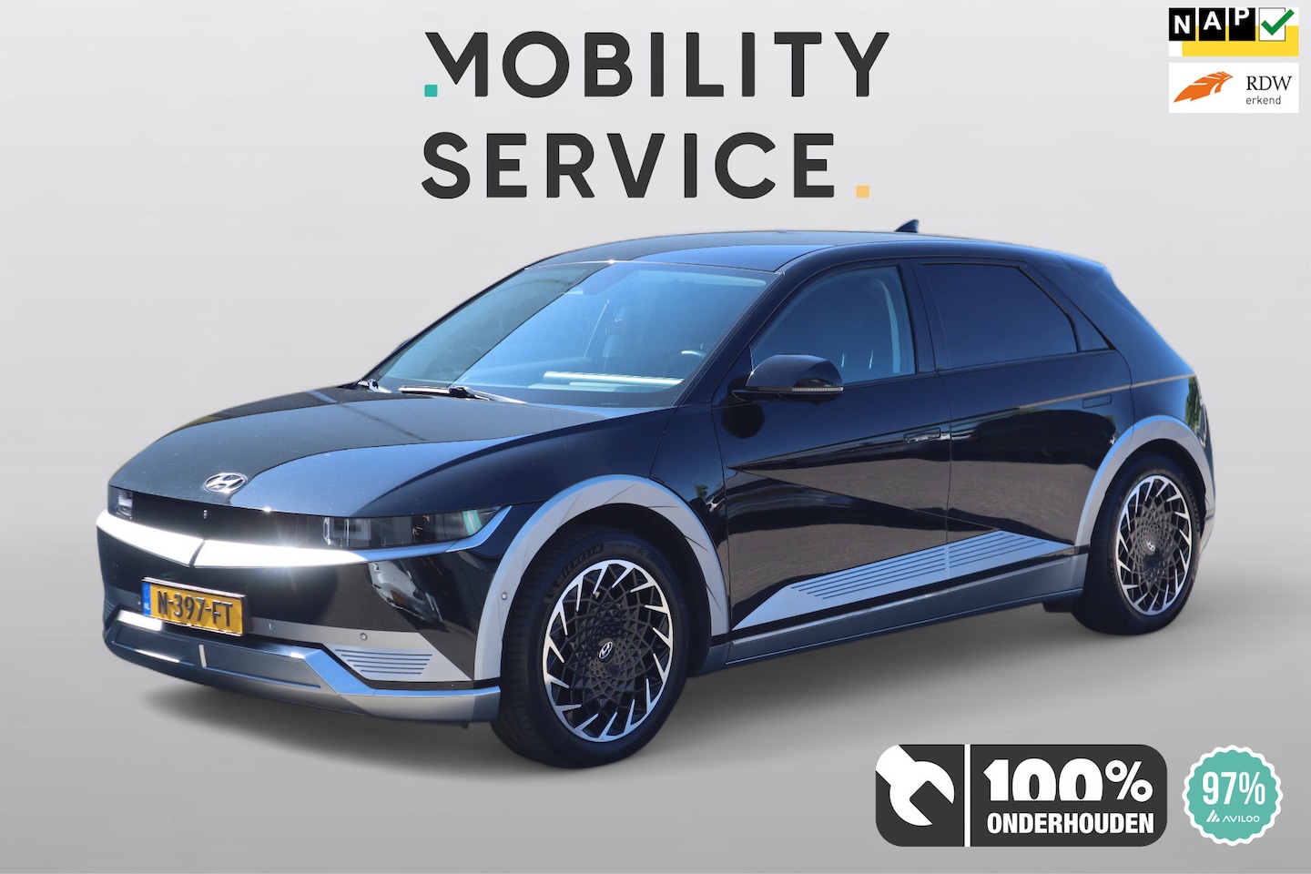 Hyundai IONIQ 5 - Lounge 73kWh SOH97% LED Clima Leder CarPlay Cam - AutoWereld.nl
