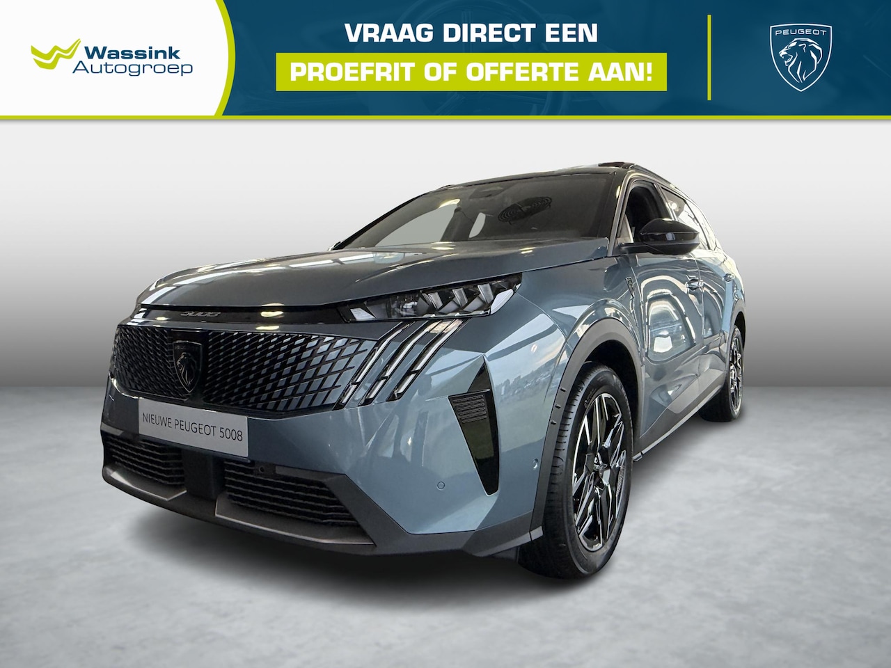 Peugeot 5008 - 1.2 Hybrid 145 GT Automaat | 360 vision & Drive Assist Plus Pack | Panoramisch schuifdak P - AutoWereld.nl