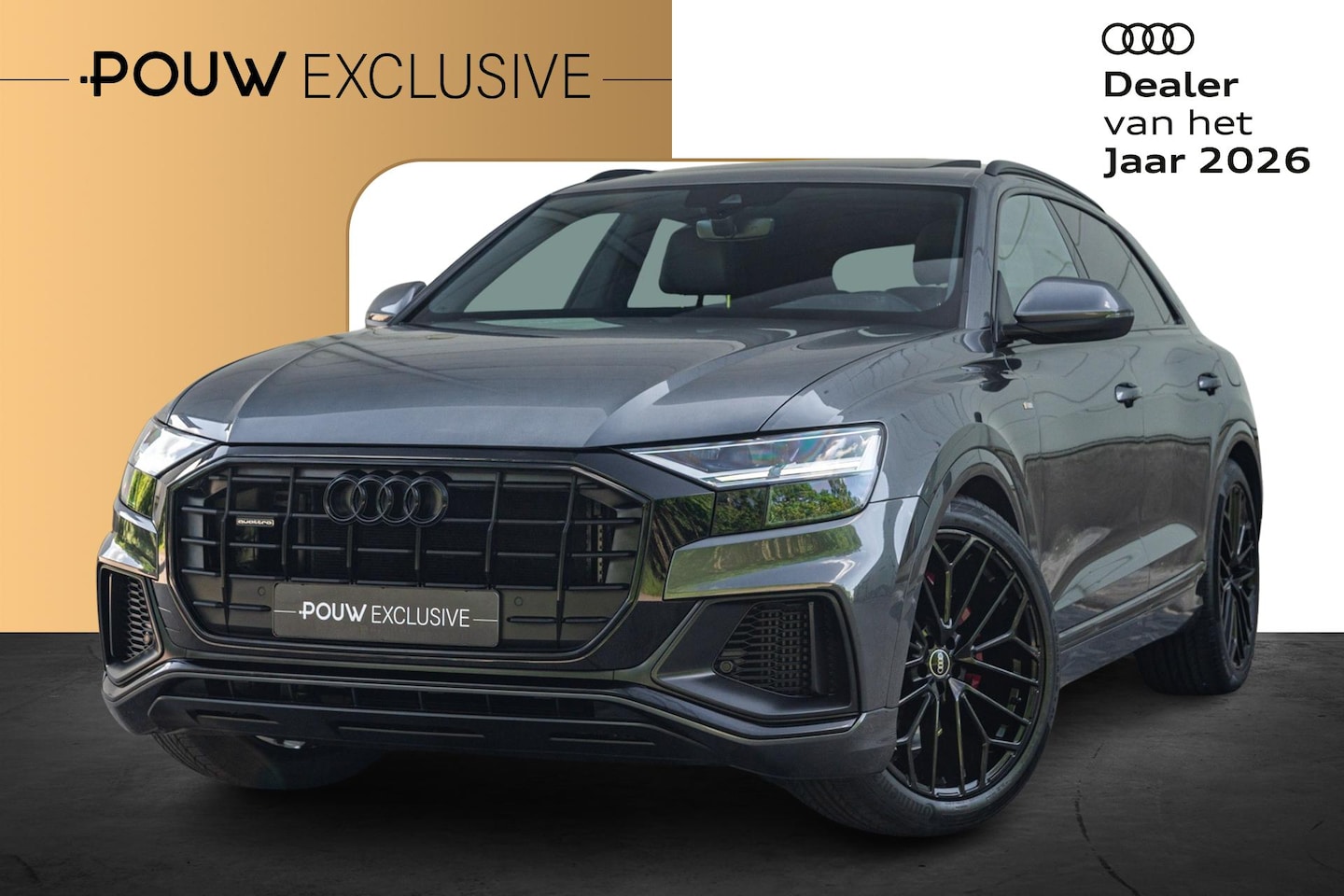 Audi Q8 - 55 TFSIe 381pk PHEV Quattro Pro Line S | Panoramadak | Luchtvering | Keyless | Trekhaak | - AutoWereld.nl