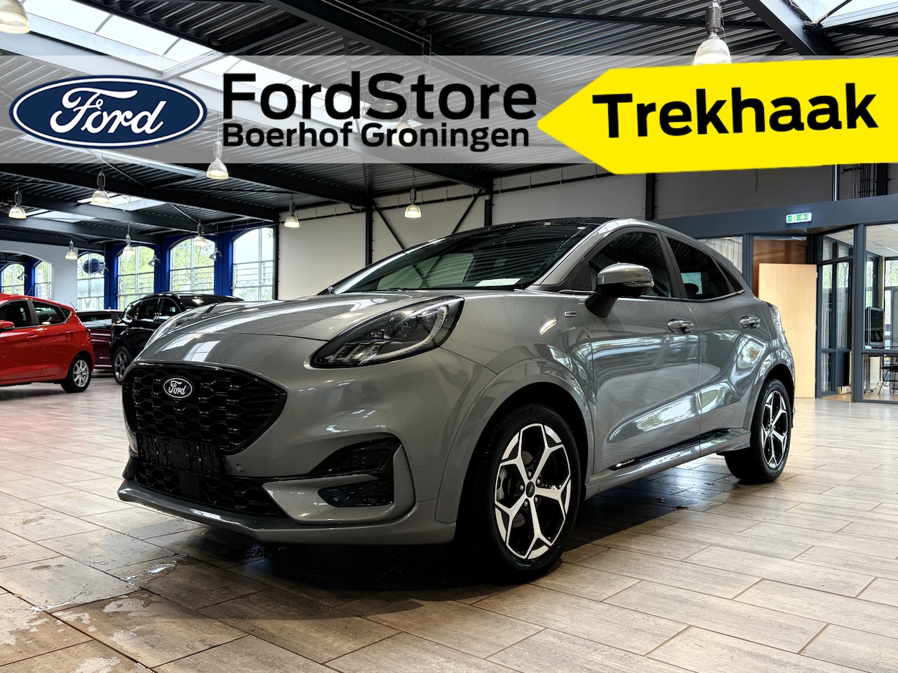 Ford Puma - EcoBoost 125 pk Hybrid ST-Line | Trekhaak | Winter Pack | Adapt. Cruise | Pano | Elektr. a - AutoWereld.nl