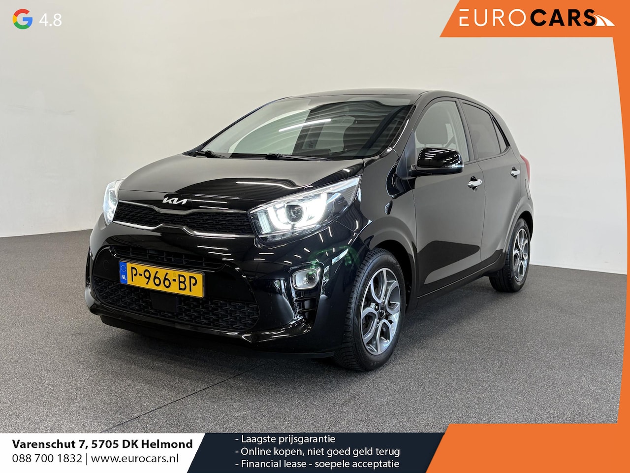Kia Picanto - 1.0 DPi DynamicPlusLine Airco ECC Navi Carplay Cruise Control LM Velgen PDC Achter + Camer - AutoWereld.nl