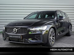 Volvo V60 - 2.0 T6 Plug-in hybrid AWD Plus Dark | 2.000 kg trekgewicht | Lederen bekleding | Sportstoe