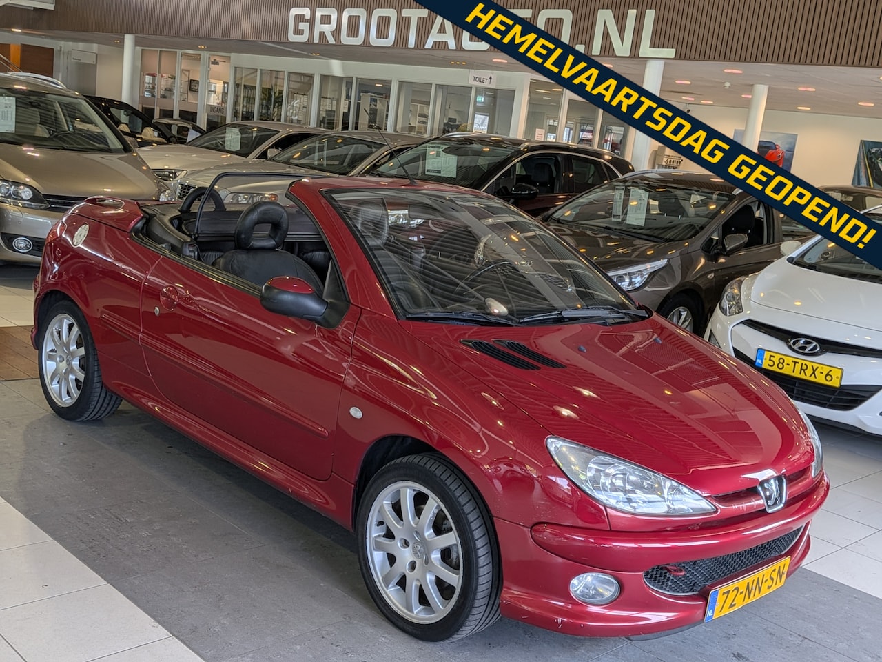 Peugeot 206 CC - 1.6-16V Airco, Leder, Stuurbekrachtiging - AutoWereld.nl
