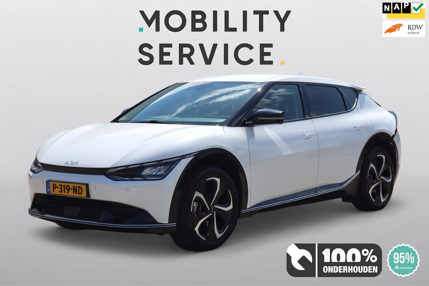 Kia EV6 - Plus 77.4 kWh SOG95% LED Clima Leder CarPlay - AutoWereld.nl