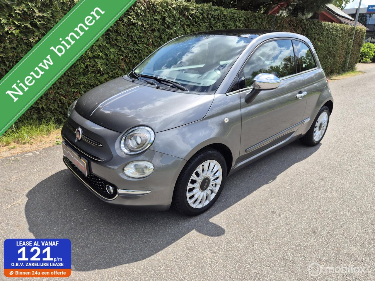 Fiat 500 - 1.2 Lounge Panoramadak Navi Groot beeldscherm pdc - AutoWereld.nl
