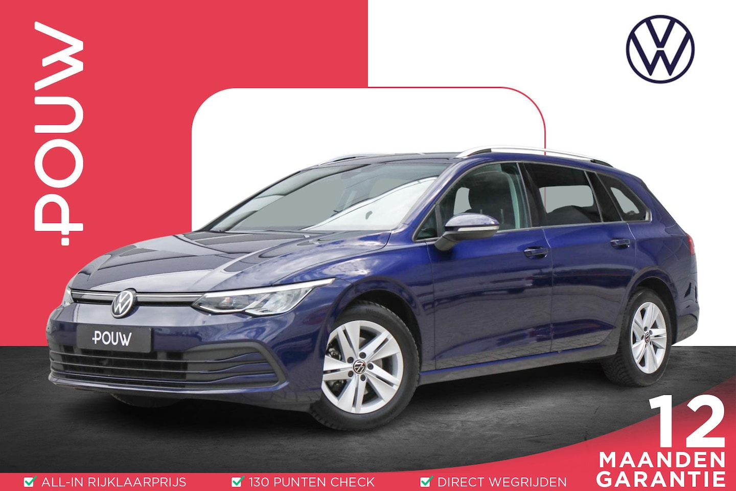 Volkswagen Golf Variant - 1.0 TSI 110pk Life | Navigatie | Stoel/Stuurverwarming | Camera | Adaptieve Cruise - AutoWereld.nl