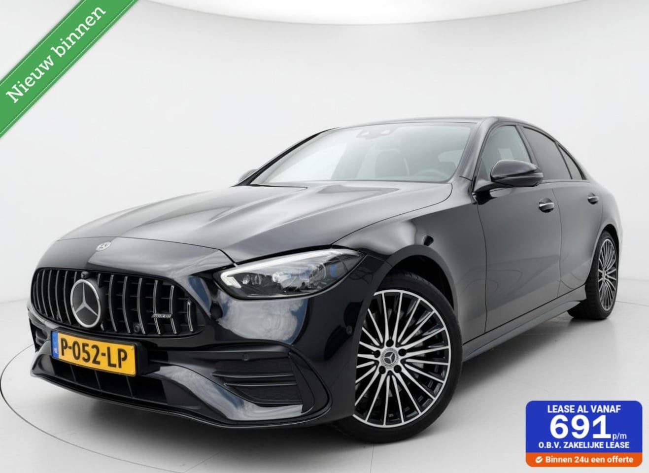 Mercedes-Benz C-klasse - 200|Launch|Edition|AMG Line|Vol Opties|2022|Eerste Eigenaar|NL Auto|Pano|Head Up|Achterasb - AutoWereld.nl