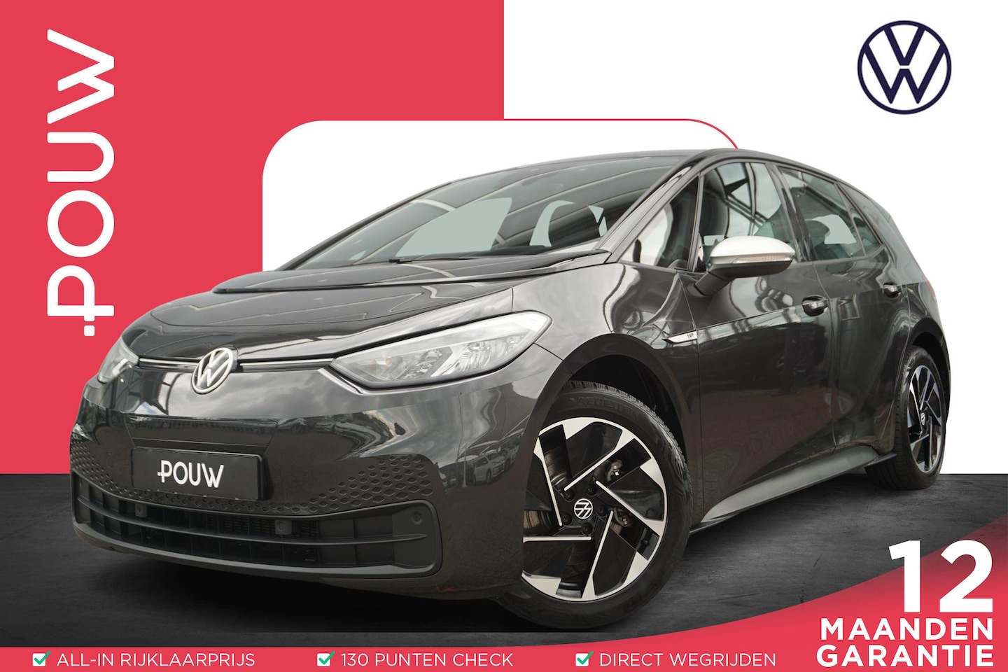 Volkswagen ID.3 - 204pk First 58 kWh | SoH 93% | Steunhaak | Navigatie | Apple Carplay & Android Auto - AutoWereld.nl