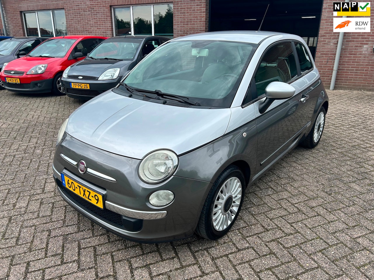 Fiat 500 - 1.2 Bicolore // Airco // APK 9-11-2026 - AutoWereld.nl