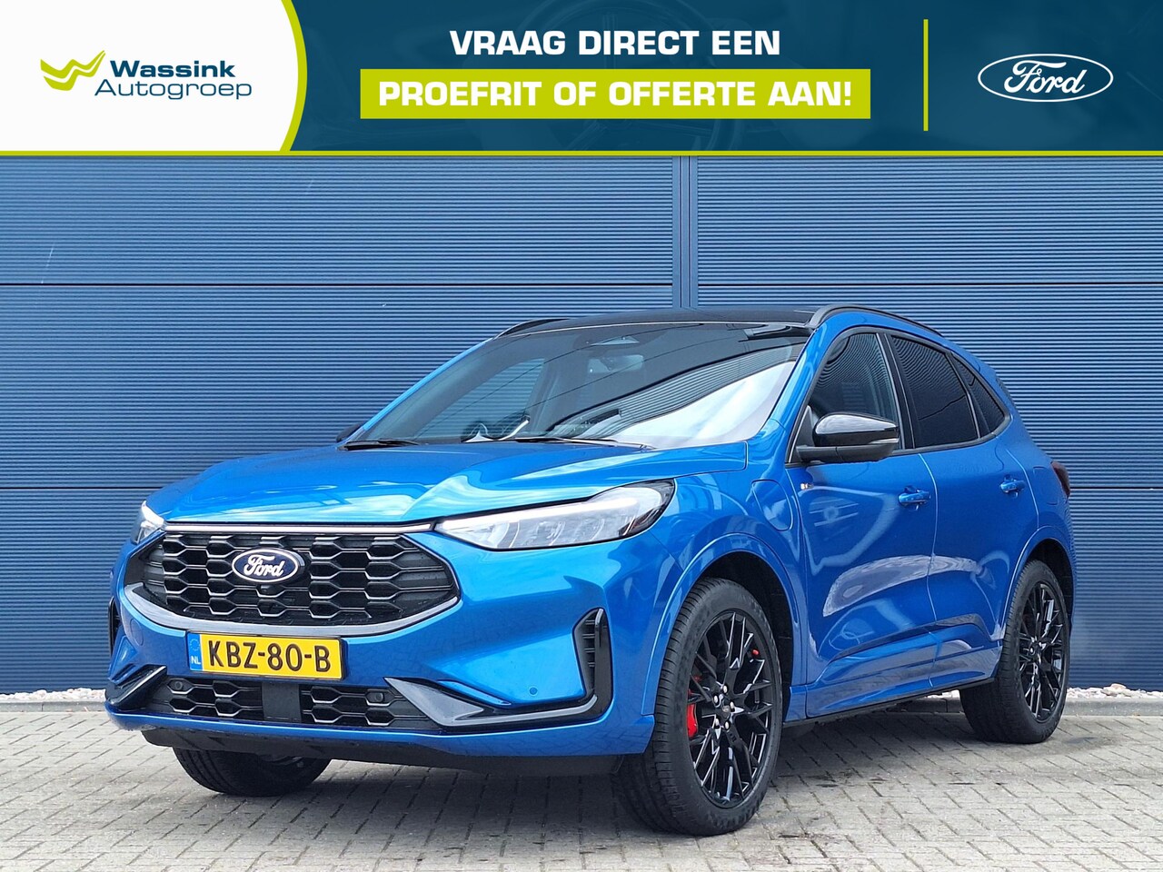 Ford Kuga - 2.5 PHEV ST-Line X | Winter Pack | Black Pack | Panoramisch Schuif-kanteldak | Trekhaak | - AutoWereld.nl